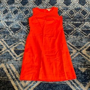 Orange short sleeve dress